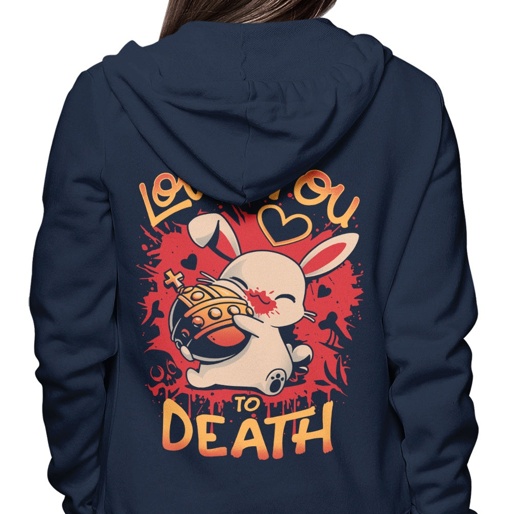 Divine Love Grenade Design Hooded Sweatshirt