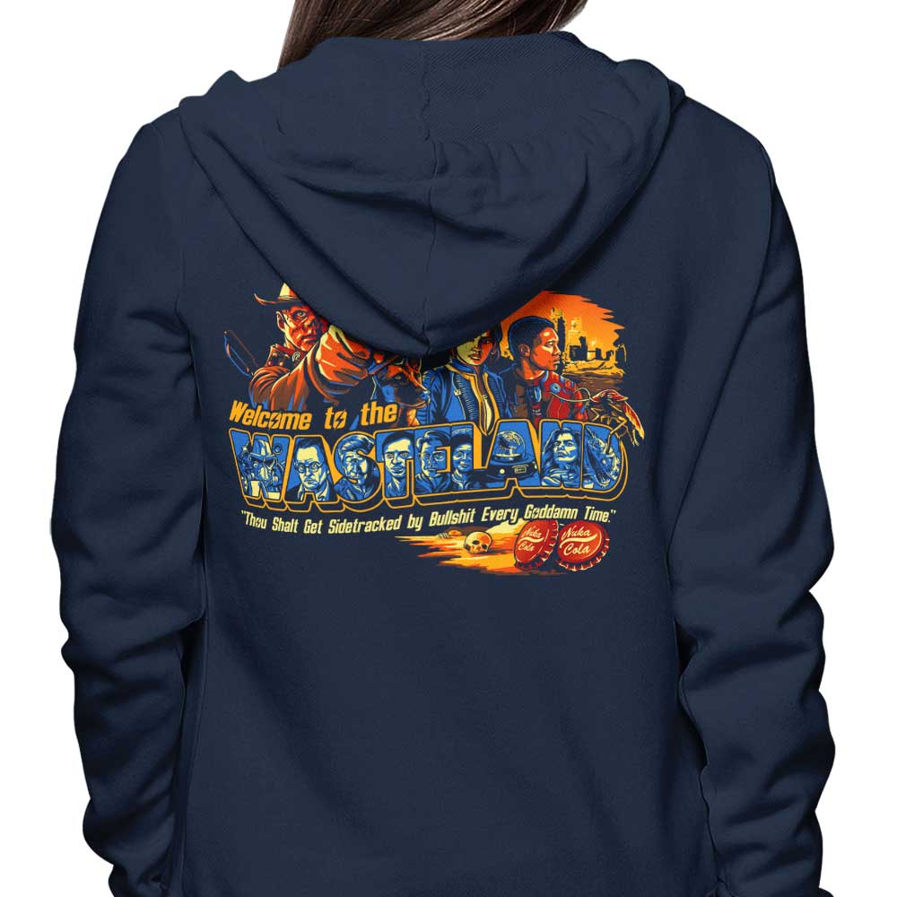 Welcome to the Post - Apocalyptic Wasteland Style Hoodie for Trendy Wear
