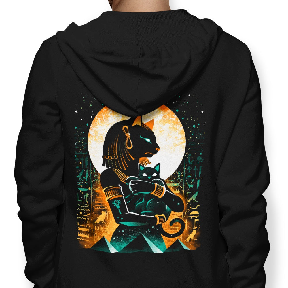 Alemaglia's Fashionable Cat Goddess Hoodie