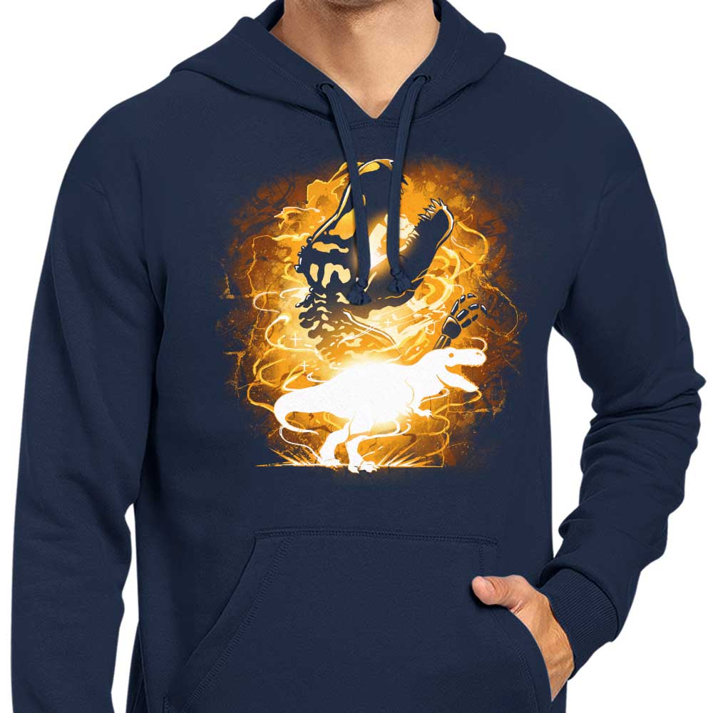 Cool Tyrannosaurus Silhouette Design - Stylish Hoodie