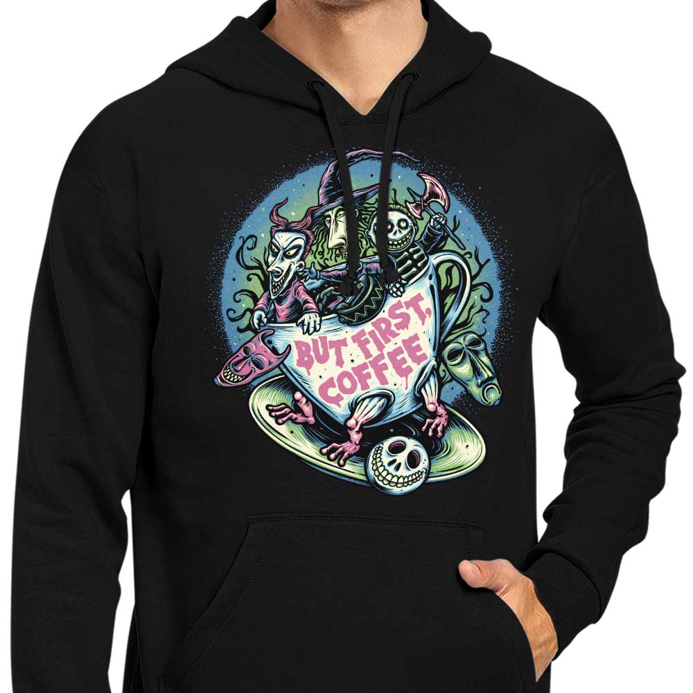 But First Coffee - Comfortable Momma Gorilla Hooded Sweatshirt