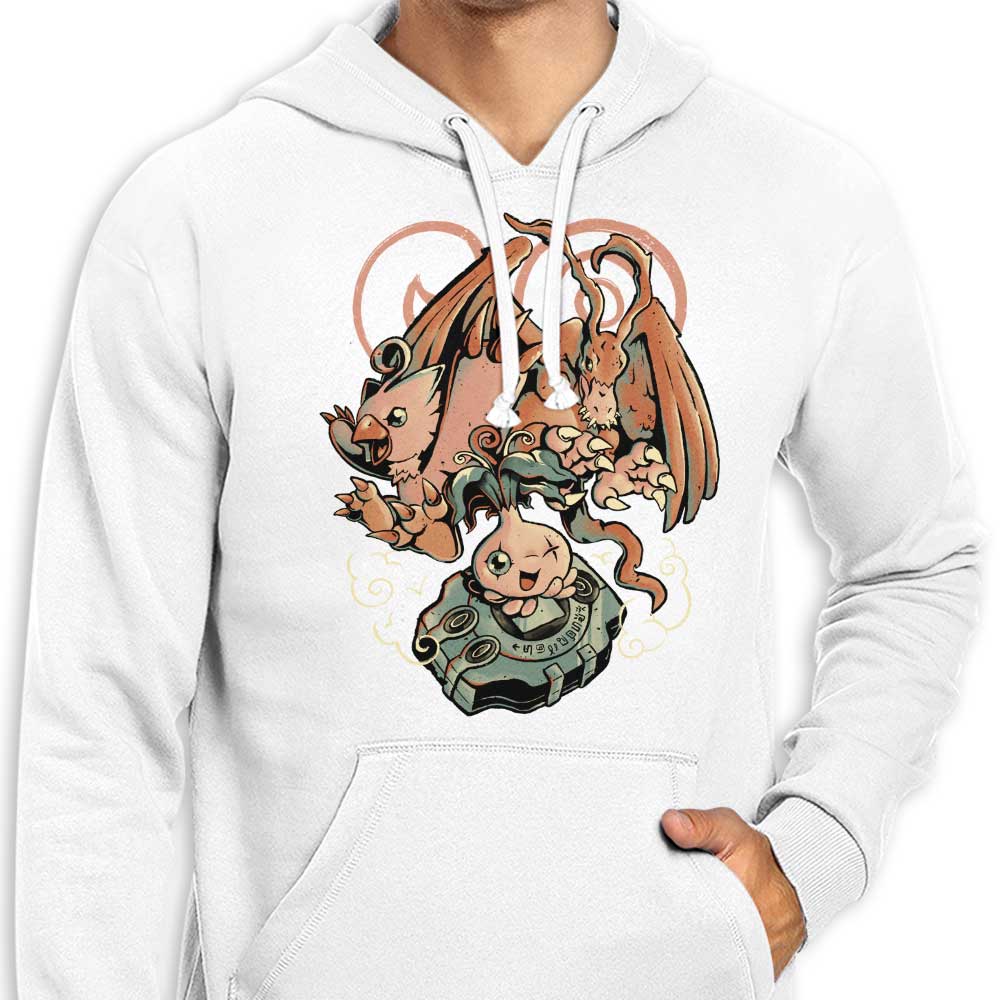 Digital Bird Evolution Style Fashionable Hoodie for Trendy Wear