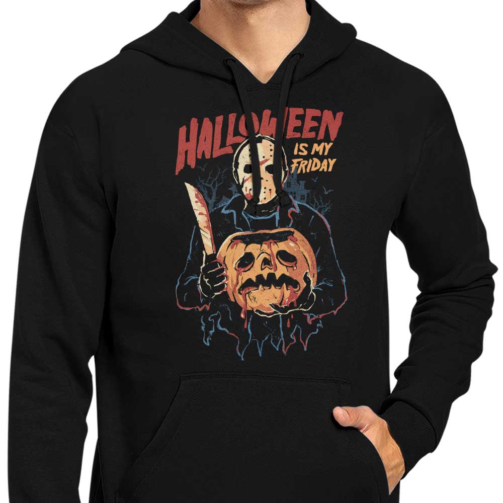 Spooky 'Halloween is My Friday' Hoodie for a Creepy Style