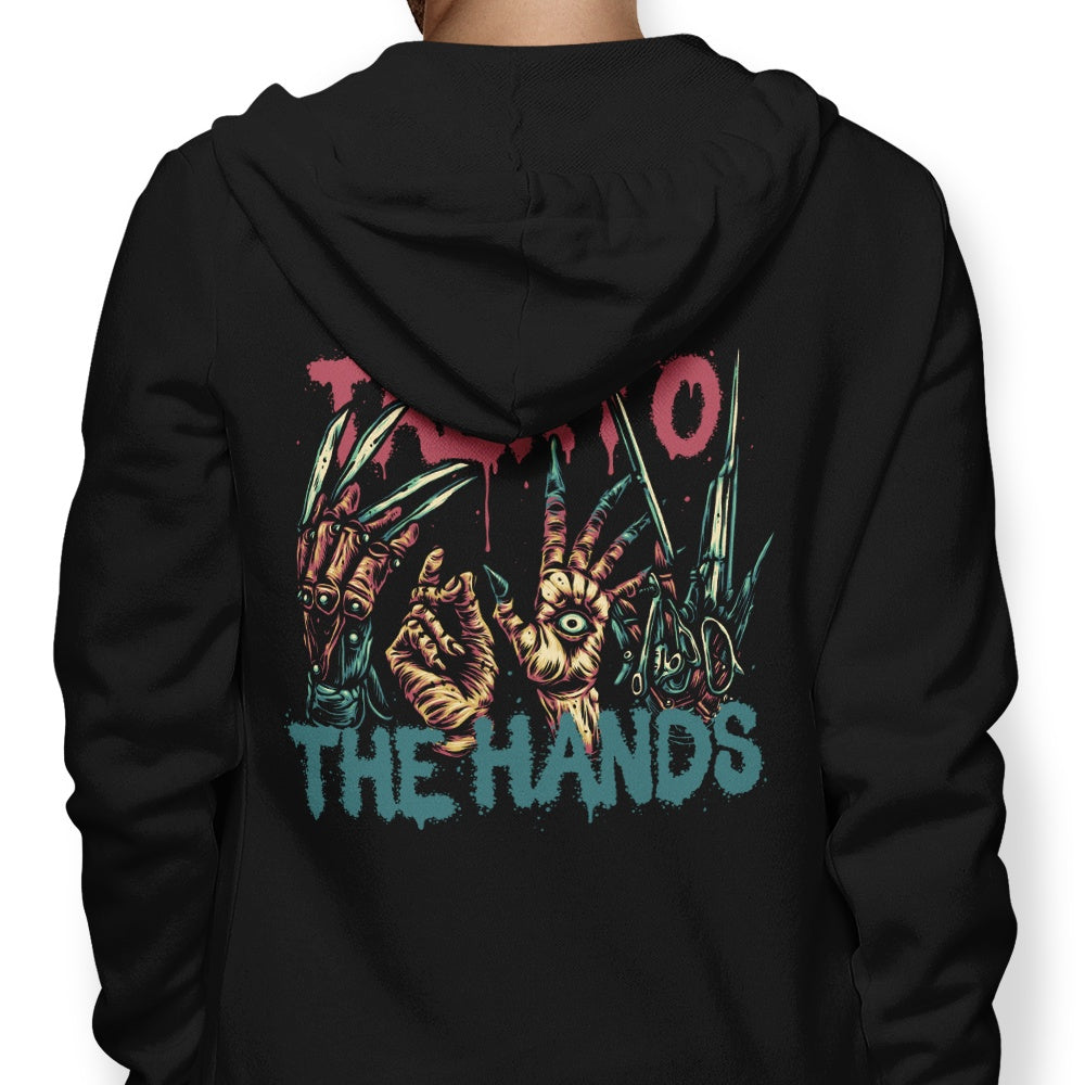 Cool Glitchygorilla 'Talk to the Hands' Hoodie for Trendy Wear