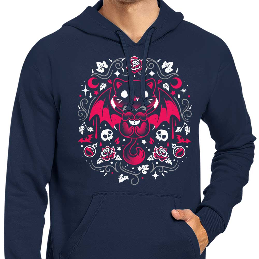 Mysterious 'Purrs of Darkness' Fashion Hoodie