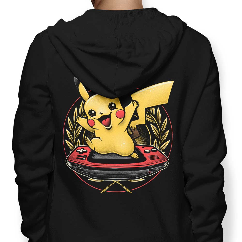 Unique Static Design Hoodie by Glitchygorilla