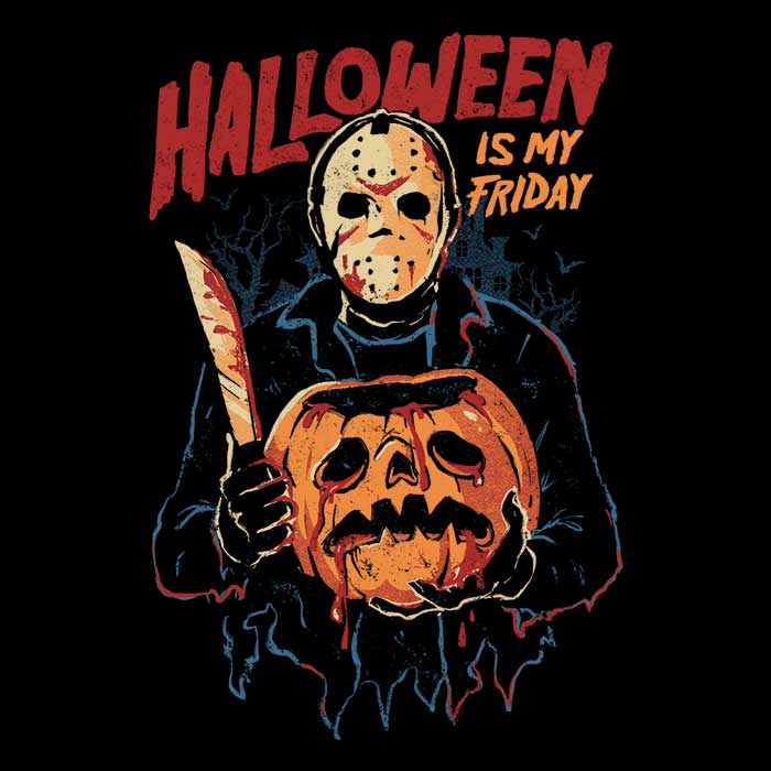 Spooky 'Halloween is My Friday' Hoodie for a Creepy Style