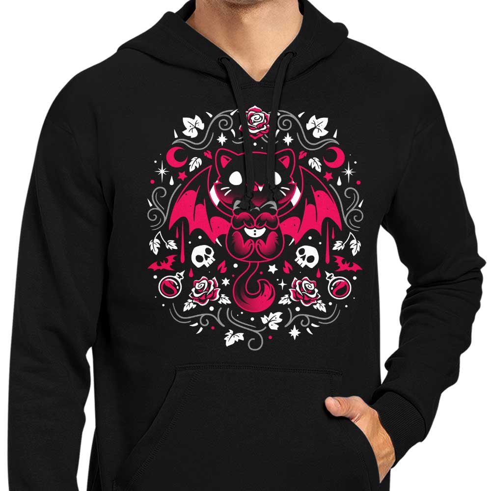 Mysterious 'Purrs of Darkness' Fashion Hoodie