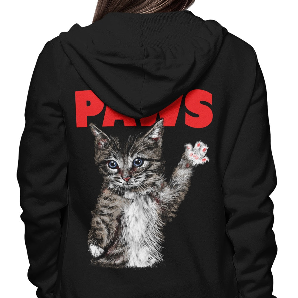 XENOS Comfortable Paws Zip-Up and Pullover Hoodies in S - 4XL