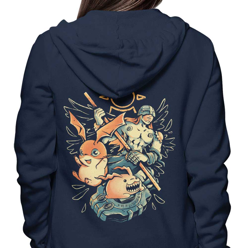 Digital Hamster Evolution - Trendy Unisex Hoodie