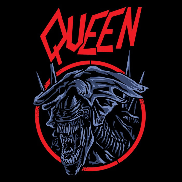 Stylish Queen Alien Design Hoodie by Arace