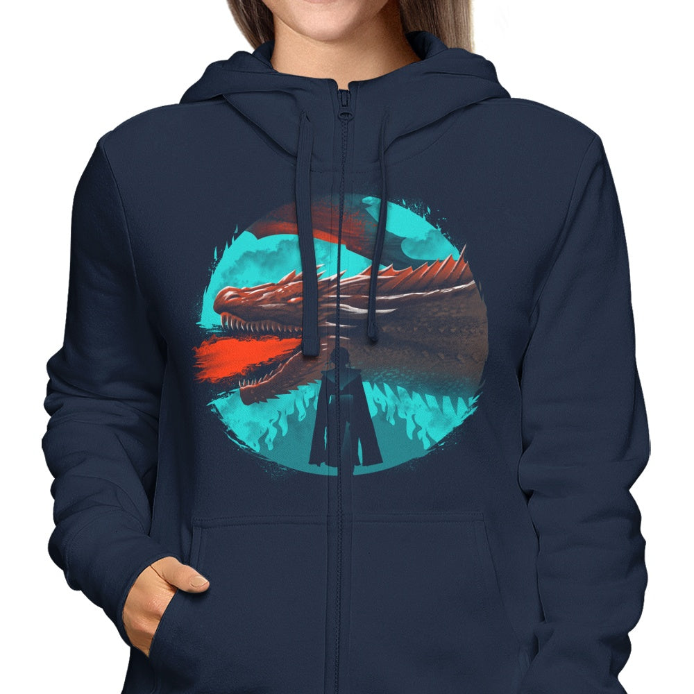 XENOS Dracarys Branded Zip-Up and Pullover Hoodies