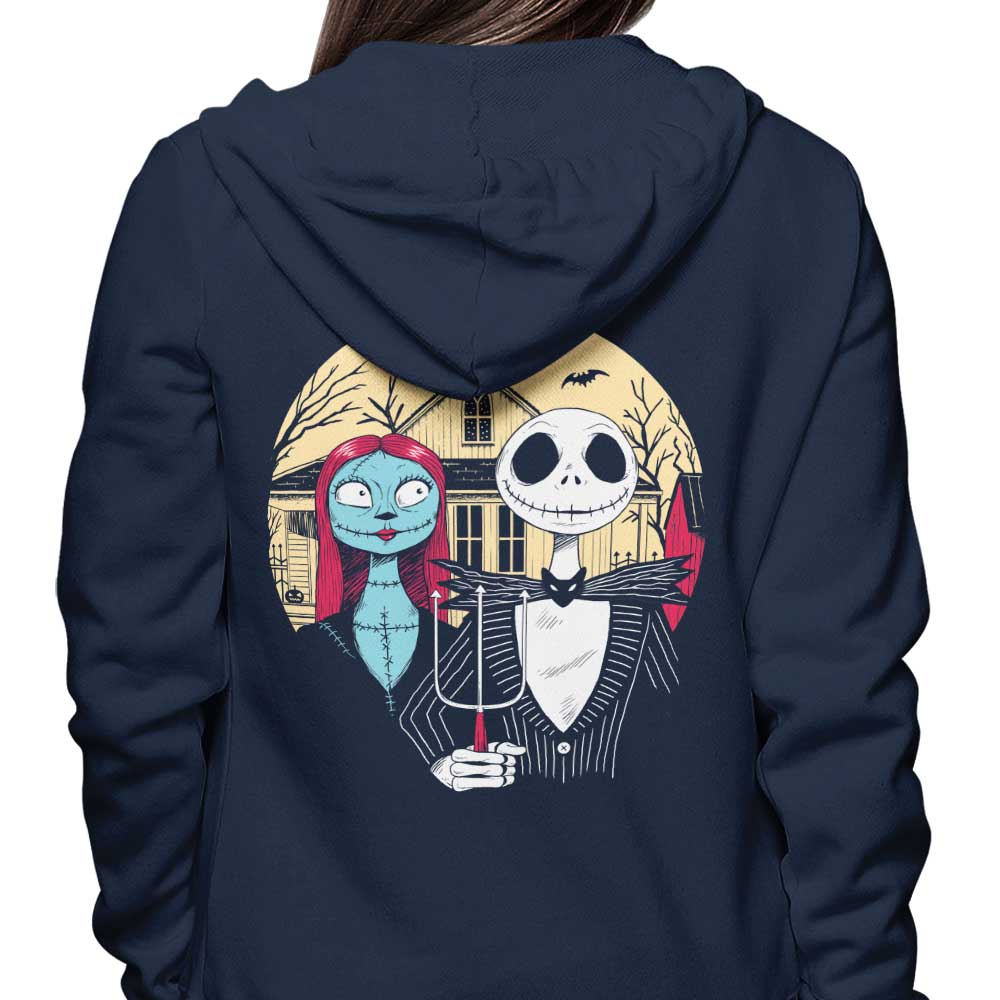Gothic Nightmare-themed Zip Up and Pullover Hoodies