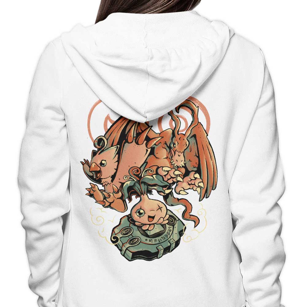 Digital Bird Evolution Style Fashionable Hoodie for Trendy Wear
