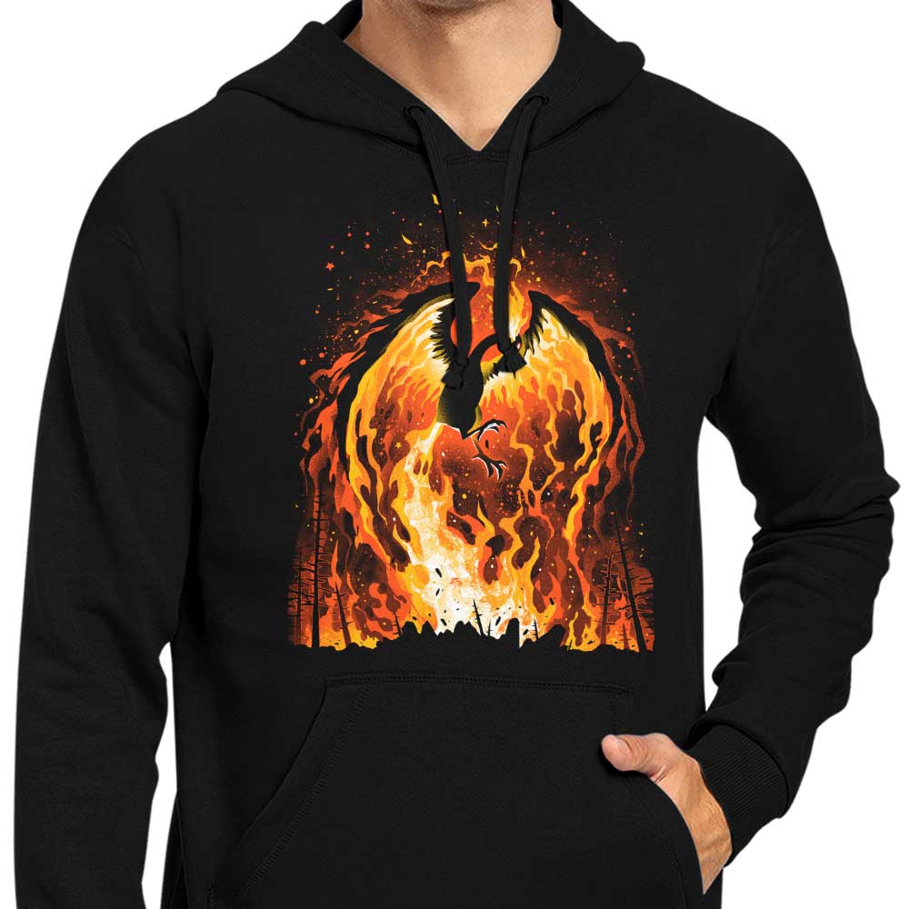 Alemaglia's Stylish Fire Bird Hoodie for Fashion Lovers