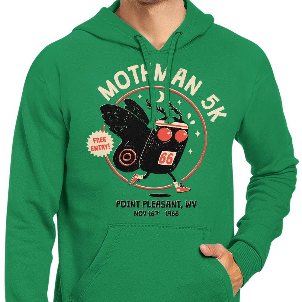 DinoMike's Stylish Mothman 5k Hoodie for Comfort
