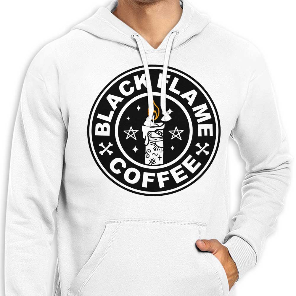 Stylish Black Flame Coffee Branded Hoodies - Ideal for Coffee Lovers