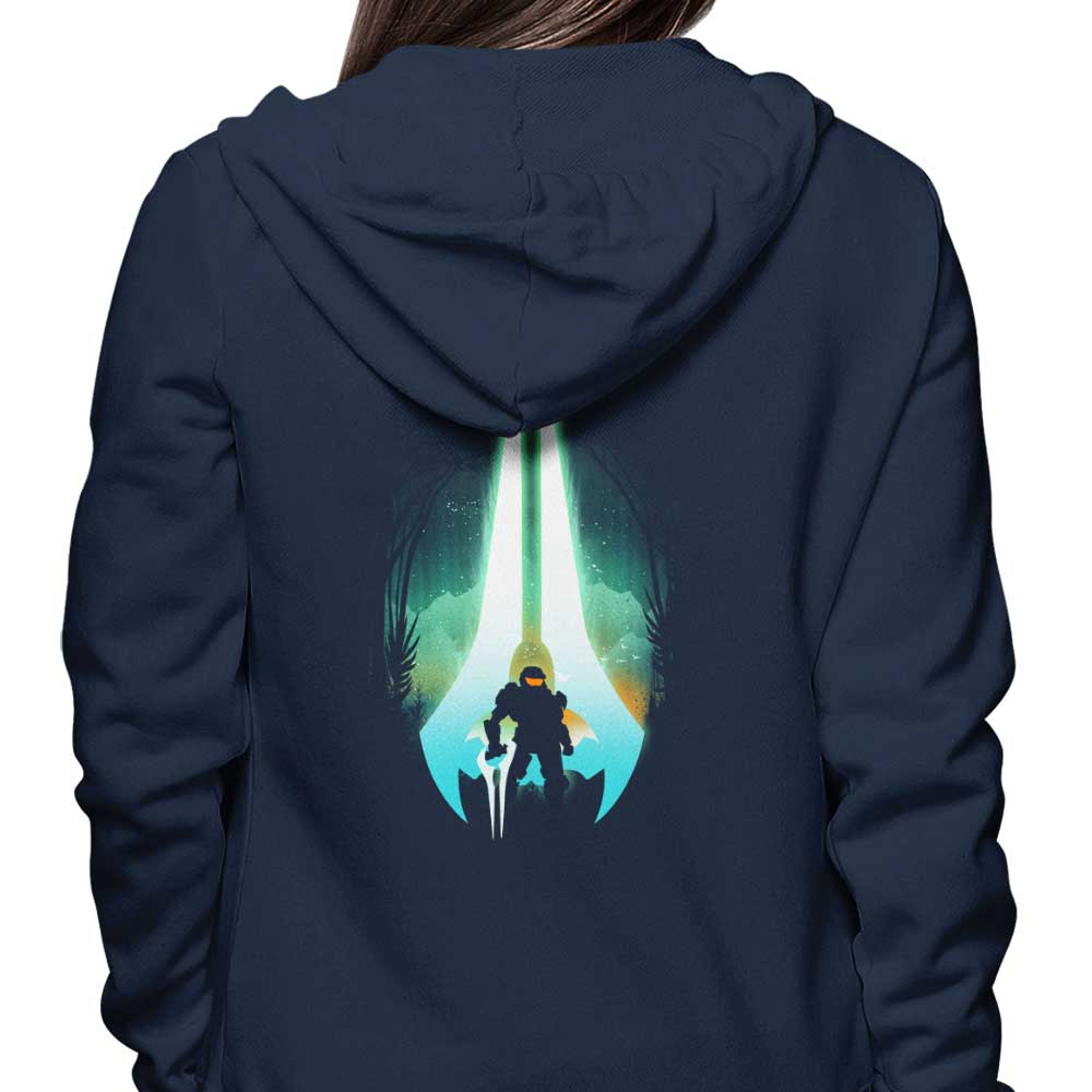 Combat Sword Design Hooded Sweatshirt