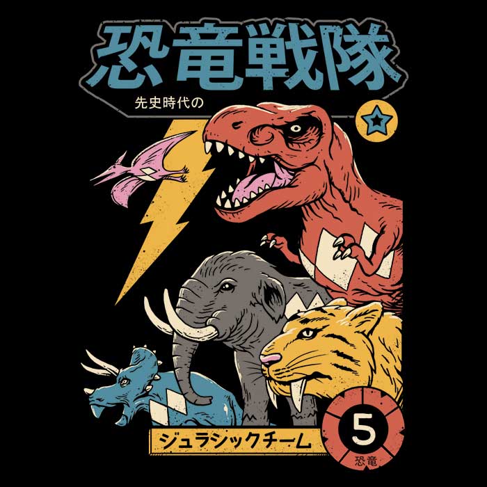 XENOS Dino Sentai Comfortable Zip-Up and Pullover Hoodies