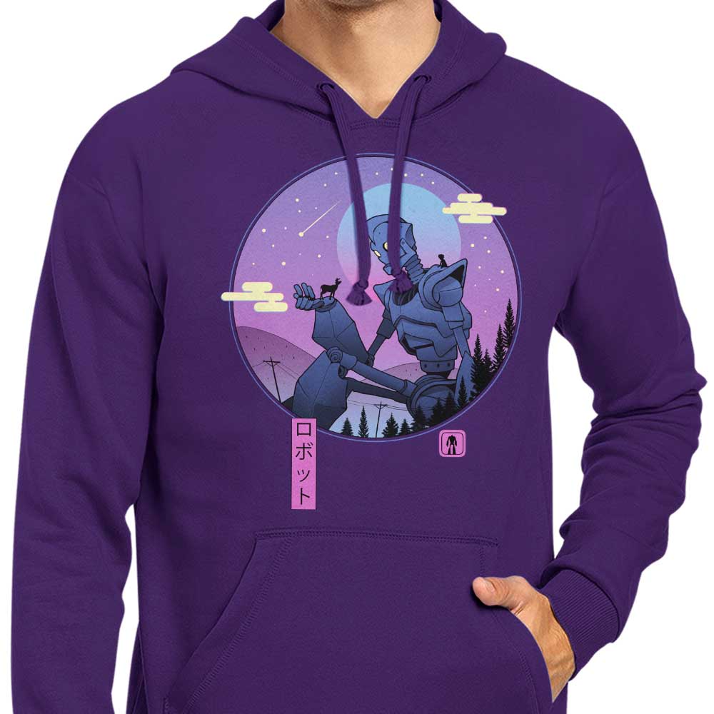 XENOS Comfortable 80/20 Cotton/Poly The Gentle Robot Hoodies