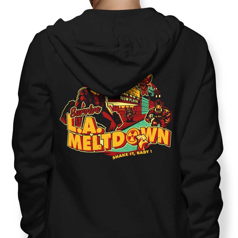 Los Angeles Meltdown - Stylish Hoodie by DAObiwan