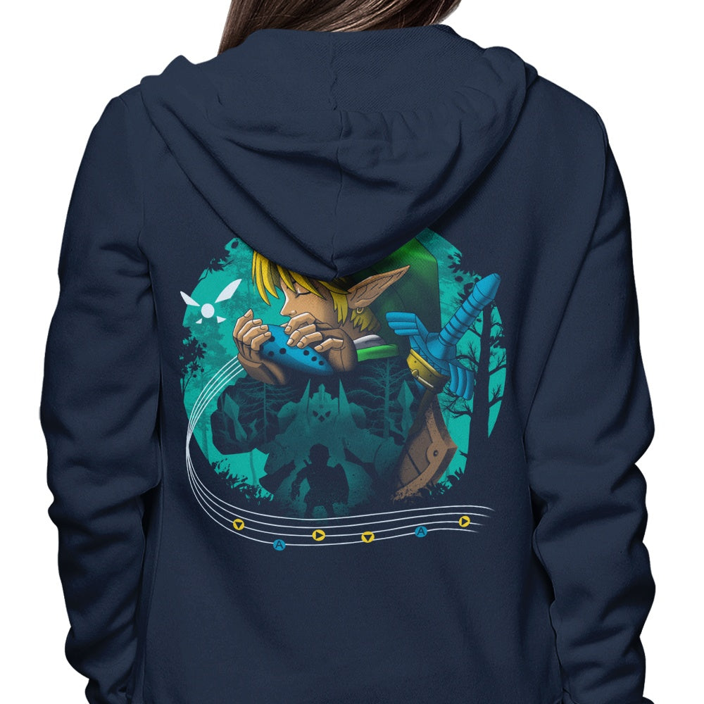 XENOS Hyrule Time Traveler 8.5-Ounce Zip Up & Pullover Hoodies