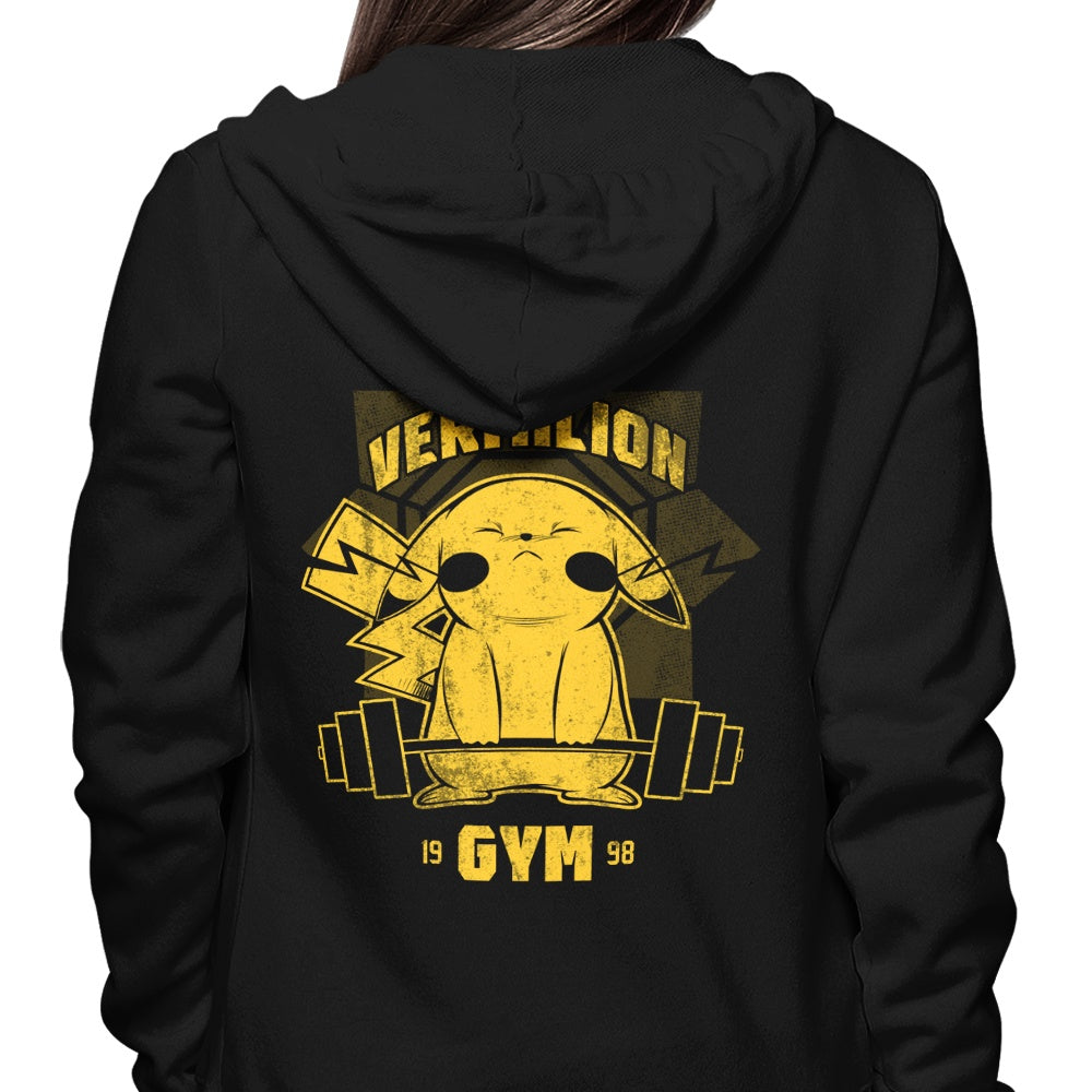 Stylish Vermillion Gym Hoodie from Coinbox Tees