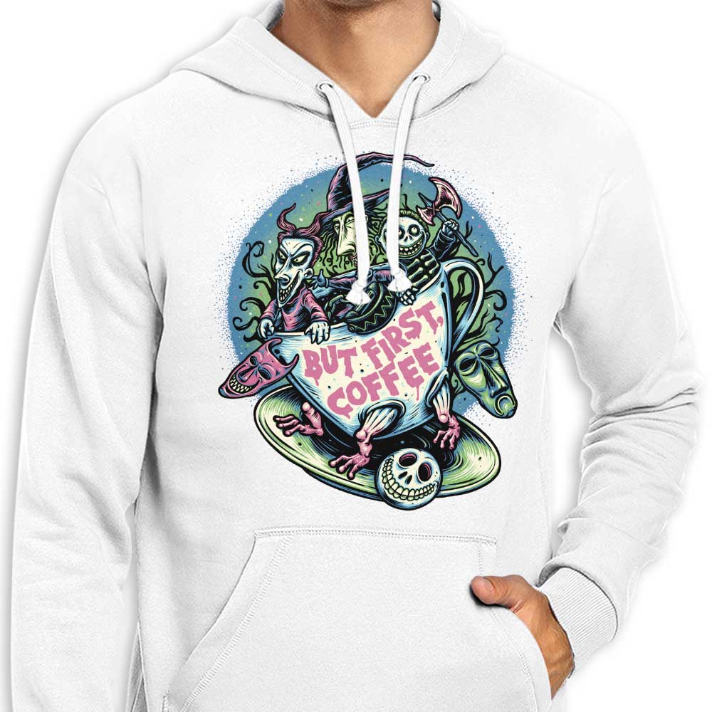 But First Coffee - Comfortable Momma Gorilla Hooded Sweatshirt