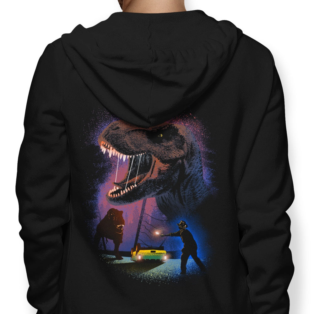 Donnie Illustrations Night Escape Themed Hoodie for Casual Wear