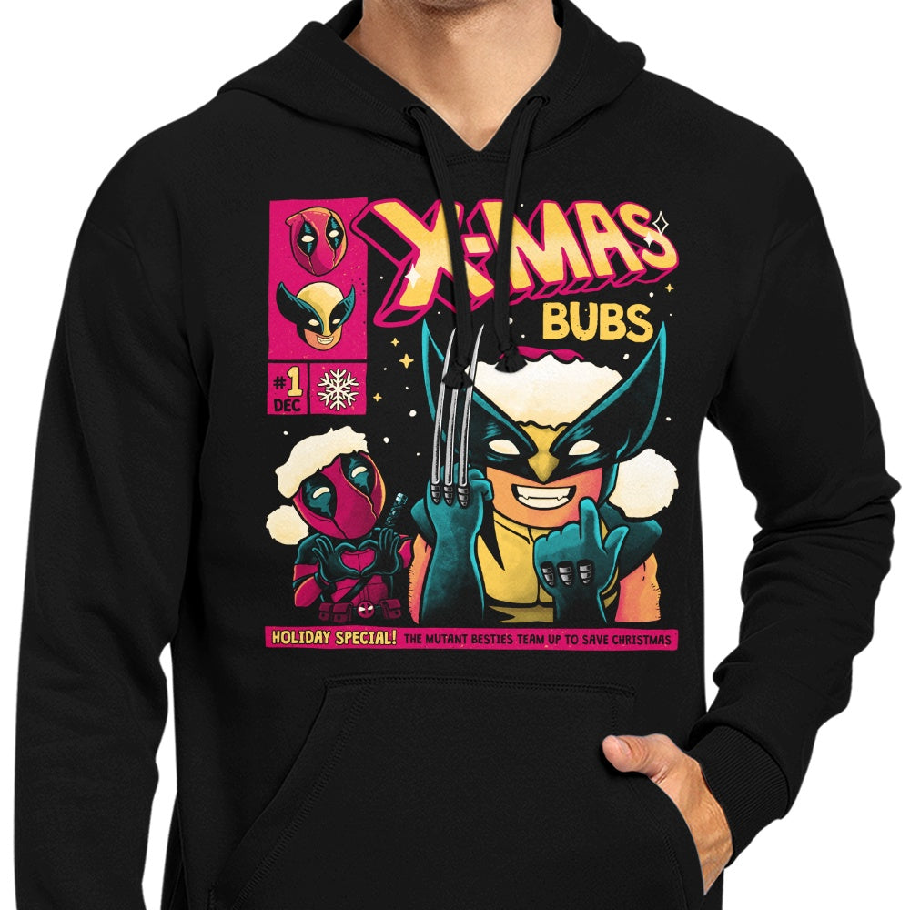 Festive Xmas Bubs - Cozy Hoodie for the Holidays
