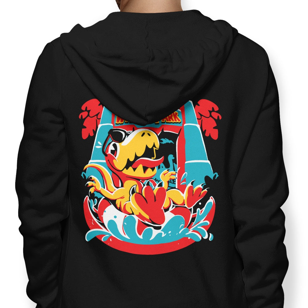 Unique Jurassic Water Park Design - Stylish Hoodie