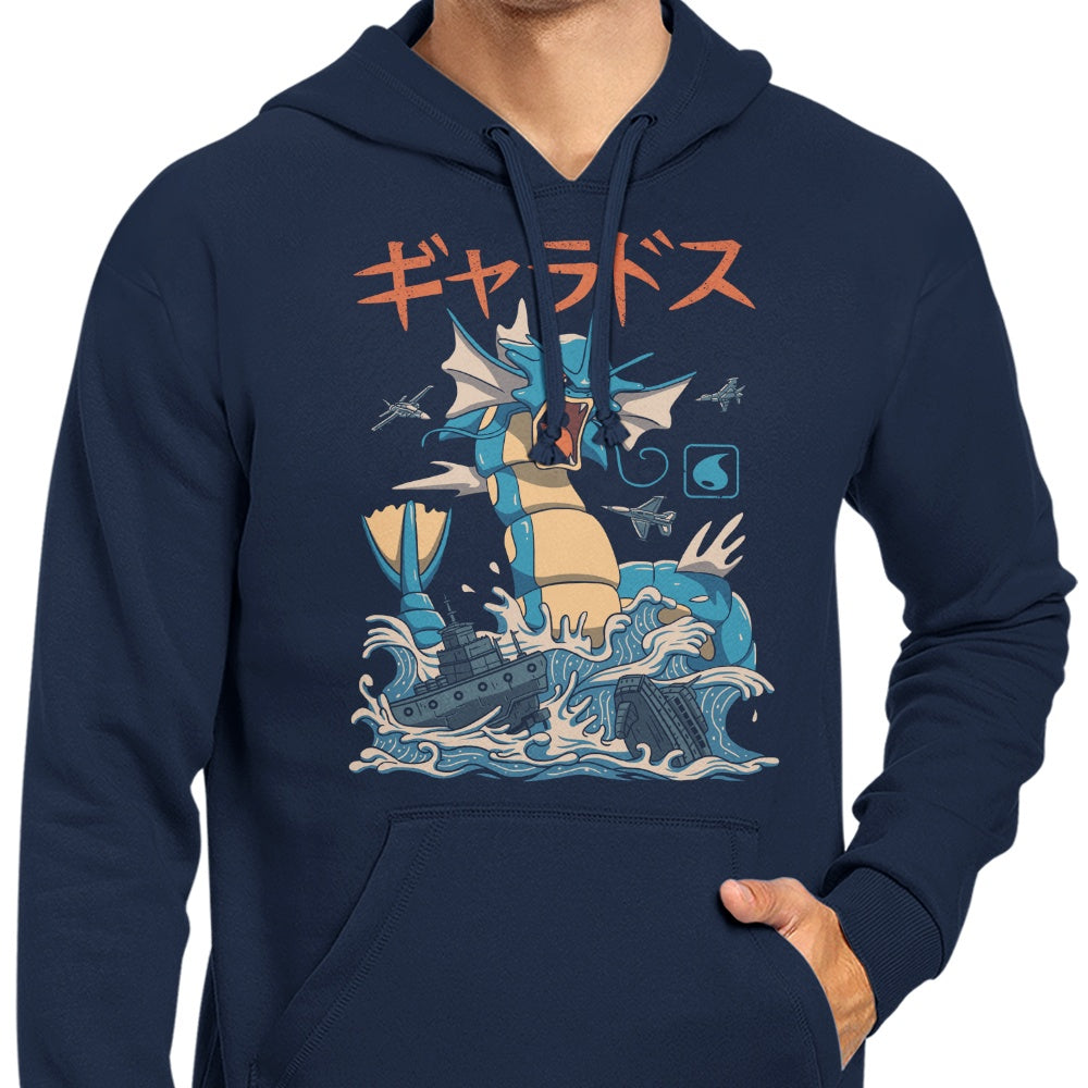 XENOS Brand - Stylish Water Flying Kaiju Hoodie