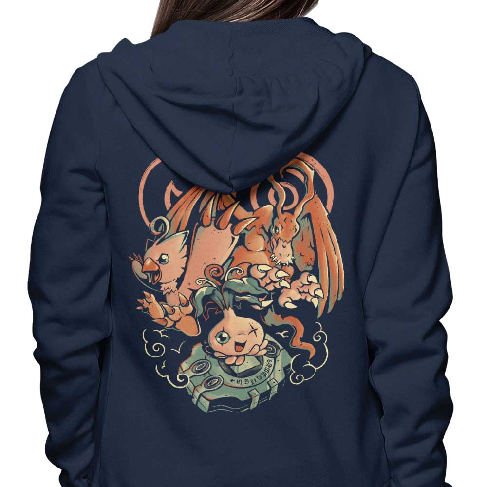 Digital Bird Evolution Style Fashionable Hoodie for Trendy Wear