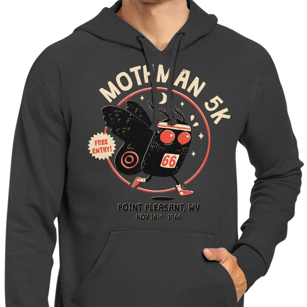 DinoMike's Stylish Mothman 5k Hoodie for Comfort