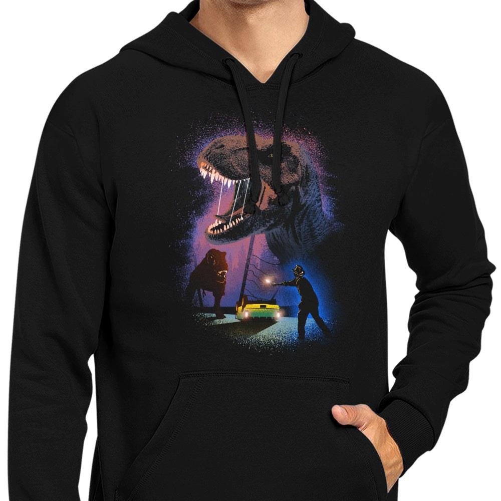 Donnie Illustrations Night Escape Themed Hoodie for Casual Wear