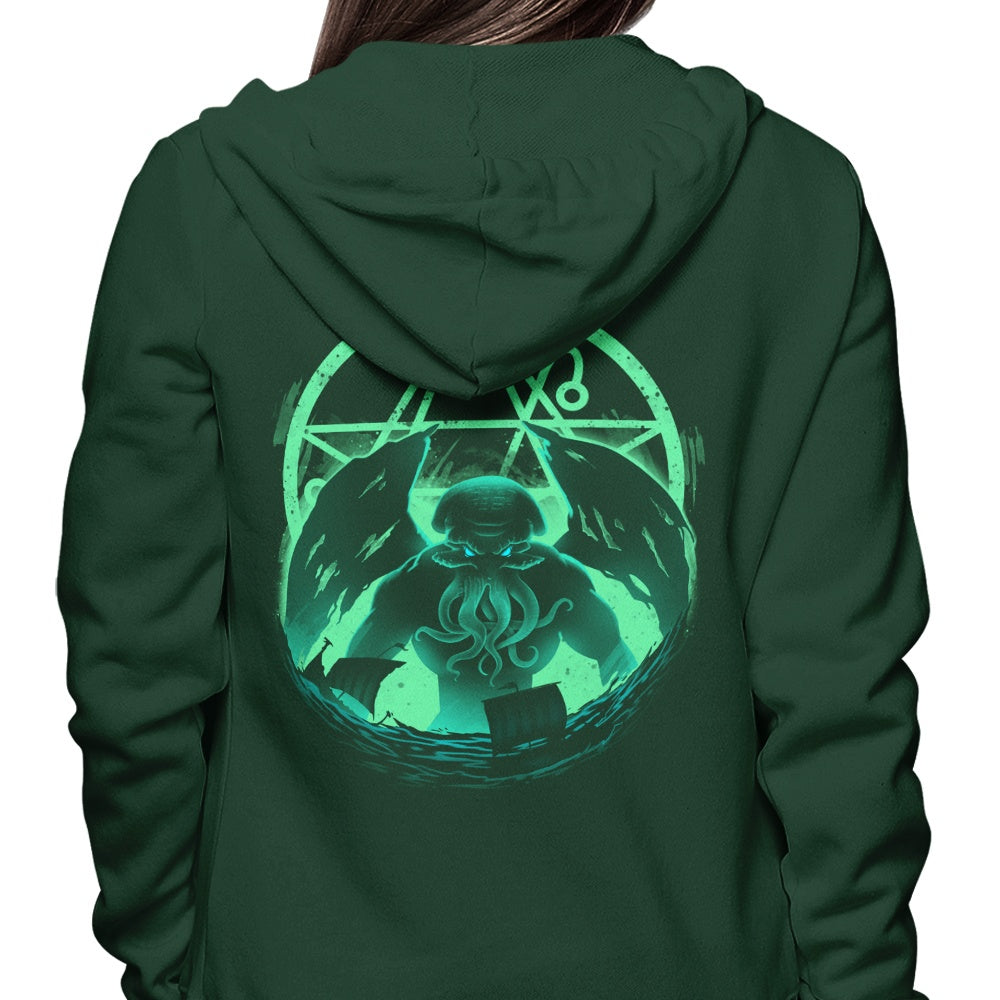 XENOS 'Rise of Cthulhu' Comfortable Zip Up and Pullover Hoodies