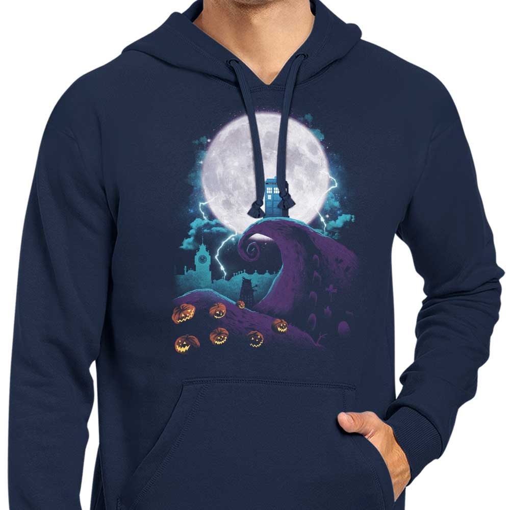 XENOS Nightmare Before Gallifrey Comfortable Zip-Up & Pullover Hoodies