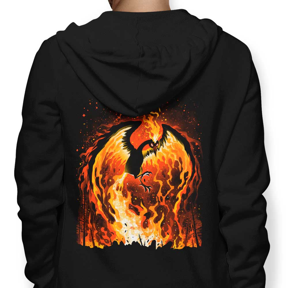 Alemaglia's Stylish Fire Bird Hoodie for Fashion Lovers